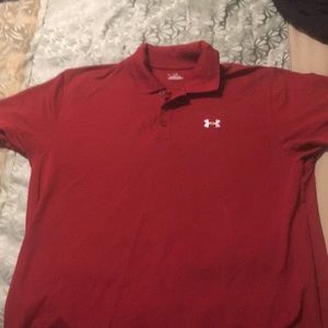 Under Armour golf shirt, Maroon color